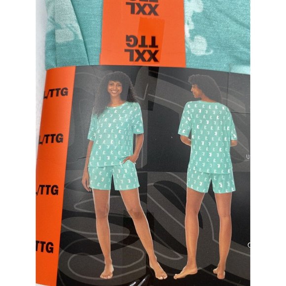 DISNEY Women's PJ's XXLarge XXL Mickey Mouse Pajamas 2-Piece Lounge Wear NWT - Picture 7 of 7